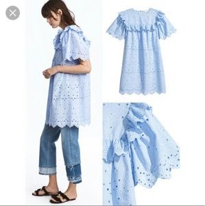H&M embroidered dress